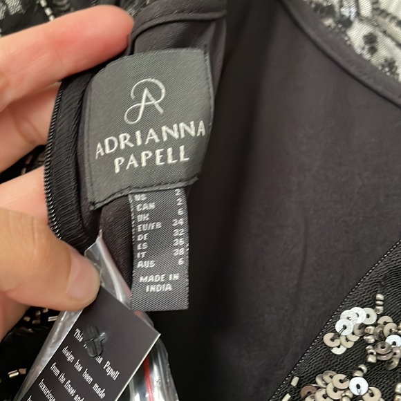 [Adrianna papell] NWT beaded shirt dress - Picture 7 of 9